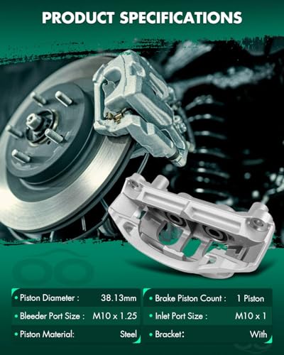 Image of SCITOO 19B6888 19B6889 Rear Left & Right Disc Brake Calipers w /Bracket Fit For Nissan For NV1500 2012-2021,For Nissan For NV2500 2012-2021,For Nissan For NV3500 2012-2021, Single Piston