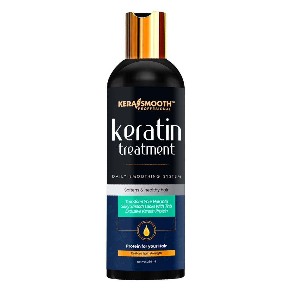 KeraSmooth Professional Keratin Treatment | Daily Smoothing System for Soft, Shiny & Frizz-Free Hair | Protein Hair Care with Keratin, 250ml-picture-44