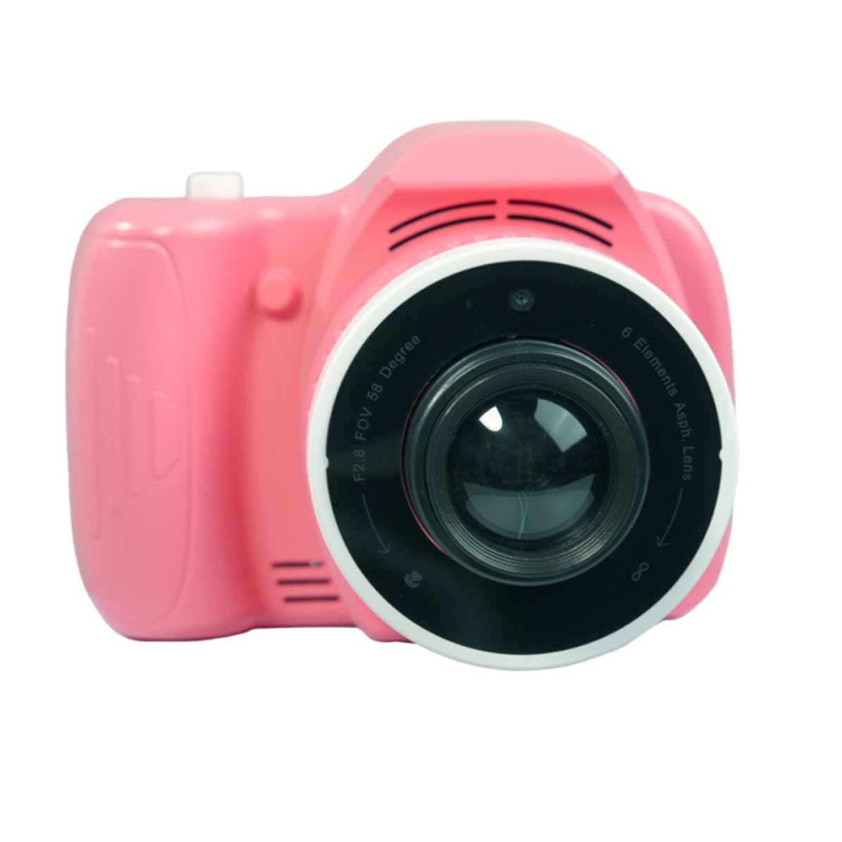 Baluue Macchina Fotografica con Proiettore, Videocamera Portatile Rosa in Plastica, Proiezione 1080p, Musica e Editing Foto, per Viaggio e Fotografia