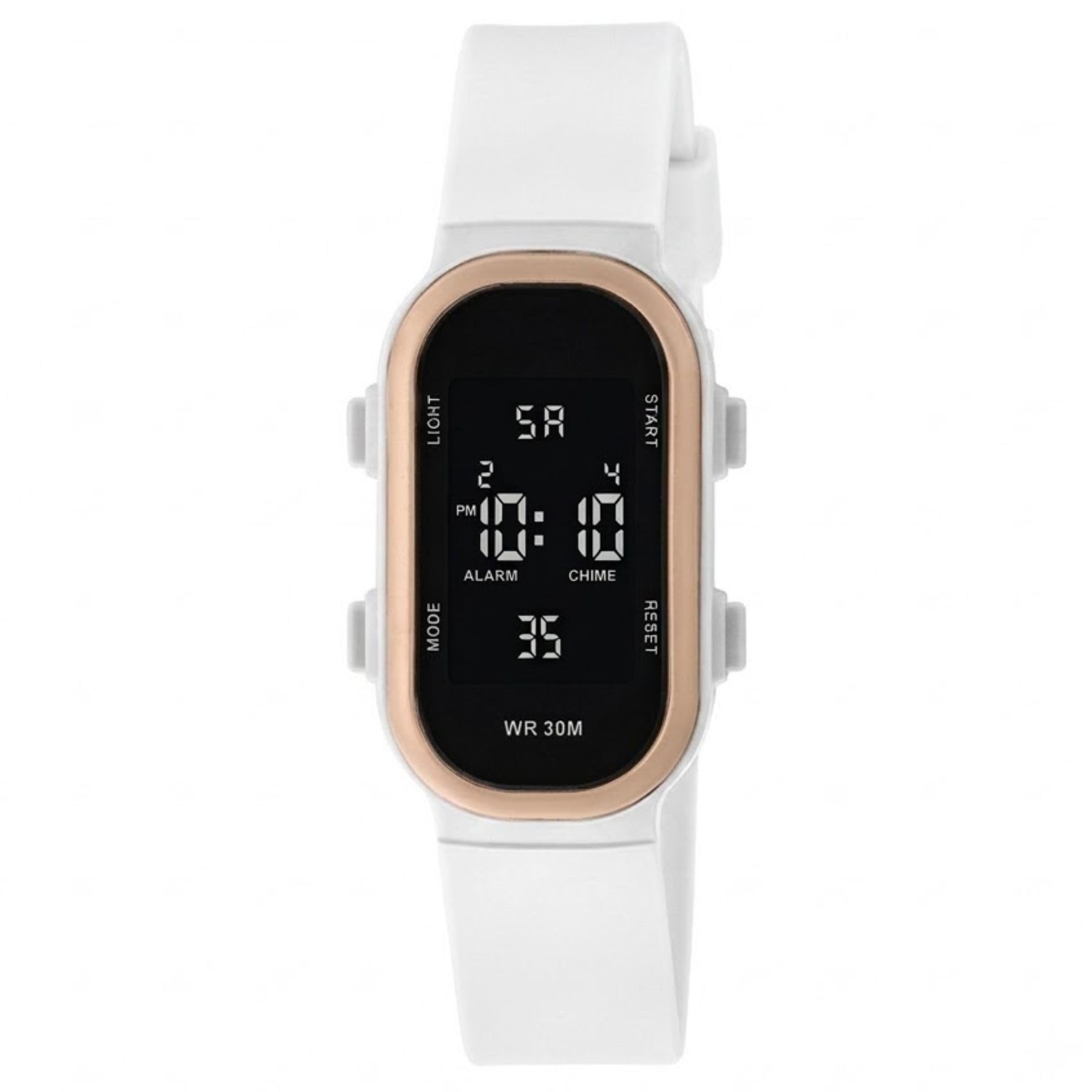 Unisex Digital LED Watch for Women, Girls & Boys | 30M Water Resistant | Alarm, Stopwatch, Date & Time Display | Soft Silicone Strap | Lightweight Casual Sports Wrist Watch-image-26
