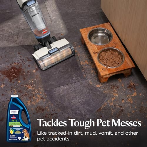 Image of Bissell Multi-Surface Pet with Citrus, 34441, 64oz, Safe on Sealed hard Floors and Area Rugs, Removes tough pet messes and elimantes odors, Lemon Eucalyptus Essential Oils