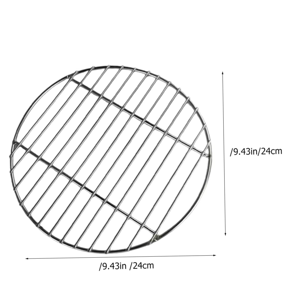 Gogogmee Grill Cooling Rack Barbecue Accessory Grill Supplies Net Stainless Steel Grill Mesh Round Barbecue Net
