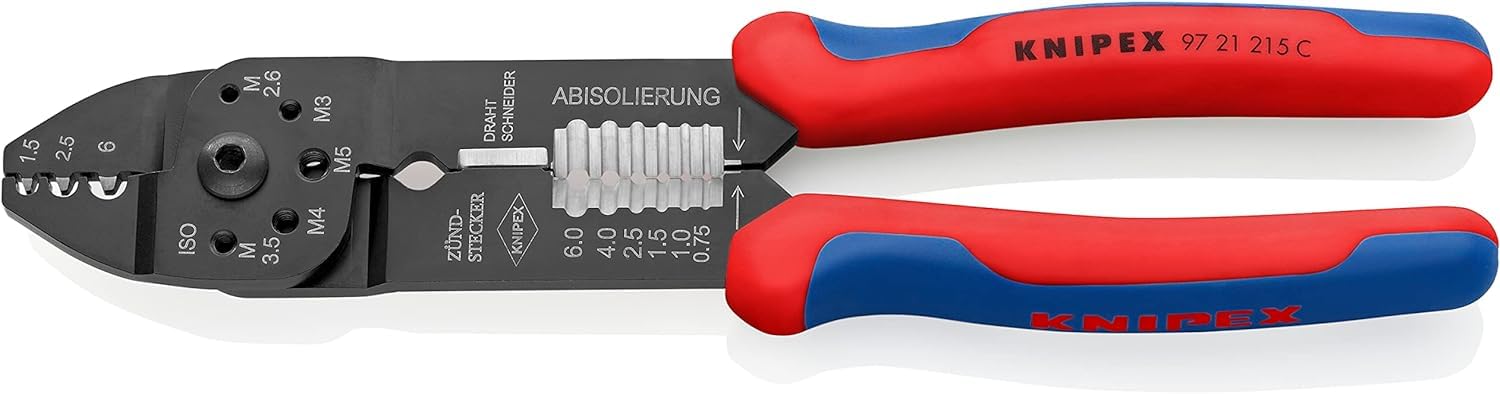 KNIPEX Crimping Pliers Black Lacquered 230 mm