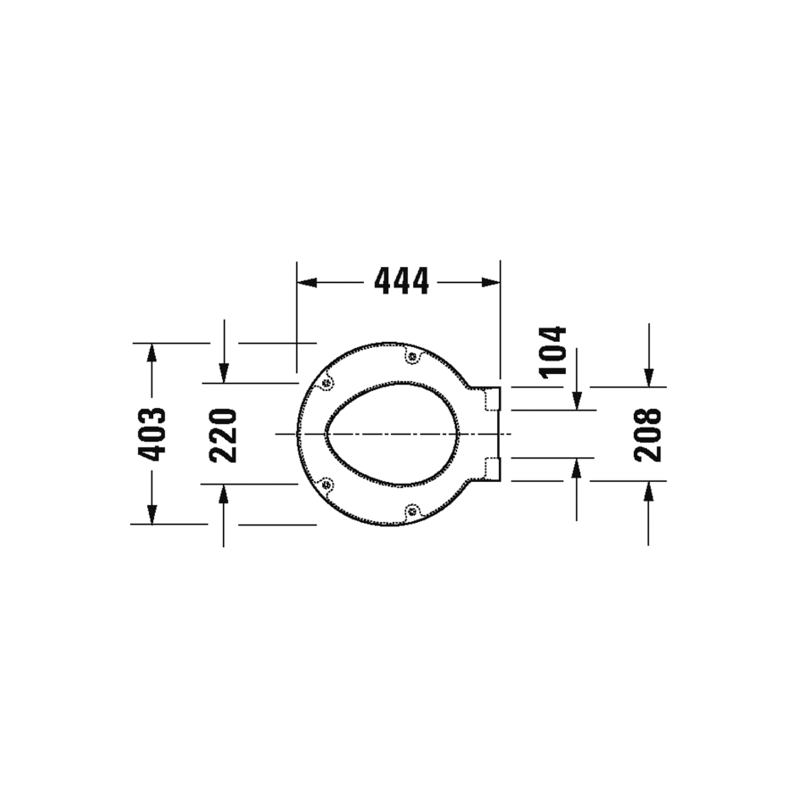 Duravit WC-Sitz Starck 1, Toilettendeckel mit Absenkautomatik, Klodeckel aus Urea-Duroplast, mit Edelstahl Scharnieren, Weiß