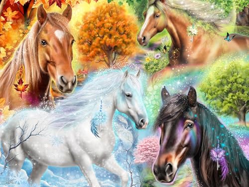 Ceaco - A Season for Horses - 500 Piece Jigsaw Puzzle