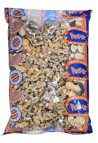 Nueces Peladas mariposa 1 Kg - Nueces mitades - Nuez Natural - Pelluz