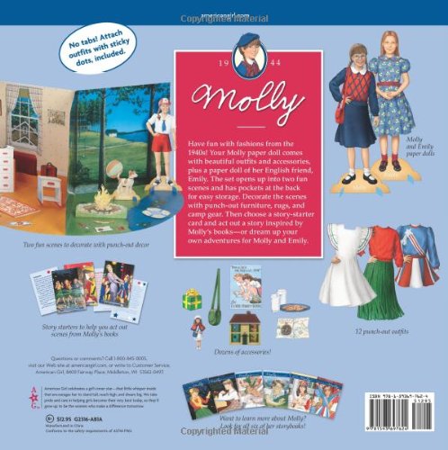 Molly Play Scenes & Paper Dolls (American Girl)