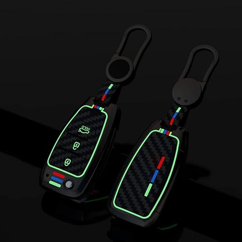 Miniatura 4 de JanneChou Carcasa protectora de aleación de zinc compatible con Hyundai Accent Elantra Kona Santa Fe Veloster