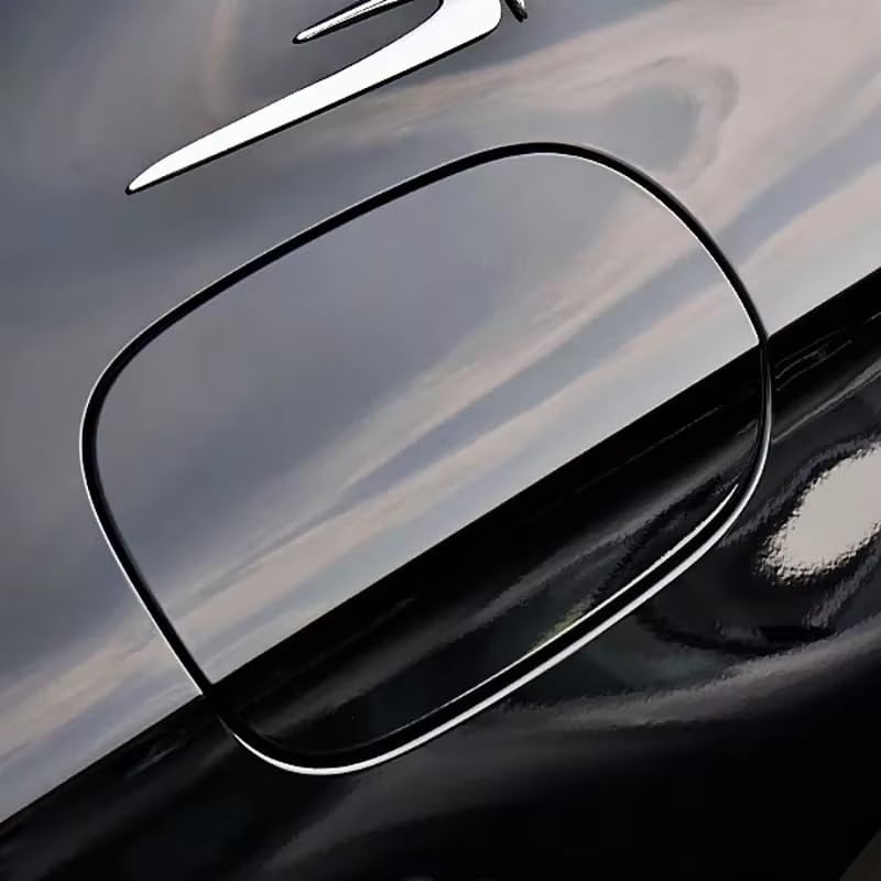Tapón de aceite del motor Cubierta De Tanque Combustible Exterior Coche Para Benz Para Clase E Para W213 E200L E300L E320L E260L 2016-2021(White)