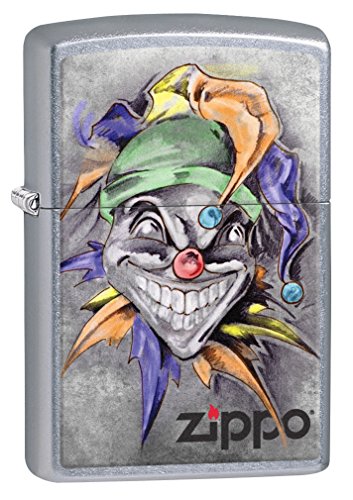 Zippo Encendedor Joker con Sombrero Street Chrome miniatura 1
