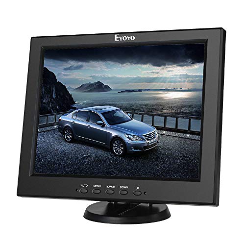 Eyoyo 12 Inch HDMI Monitor with BNC VGA AV HDMI Input 800x600 Portable