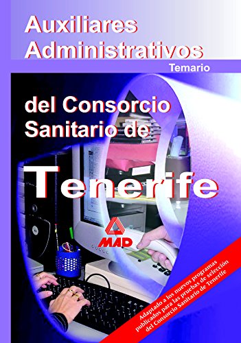 Portada de Auxiliares administrativos del consorcio sanitario de tenerife. Temario
