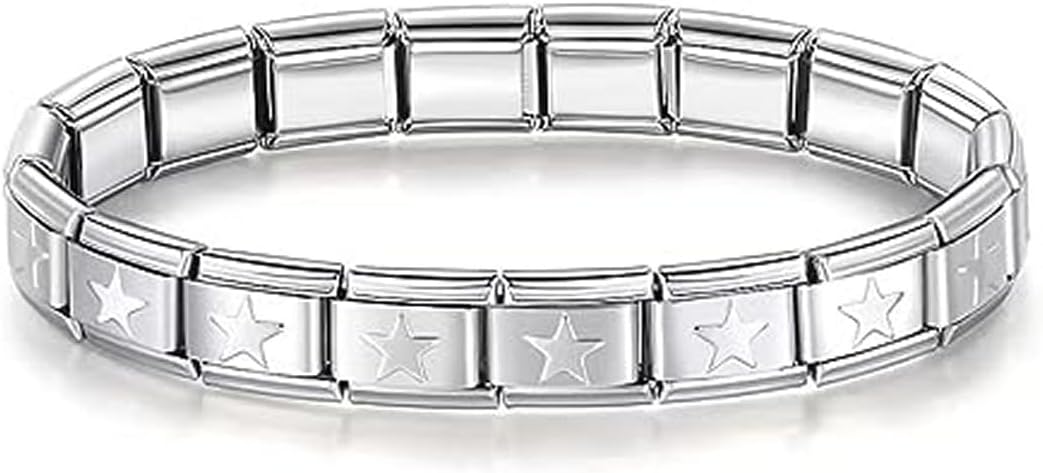 Square Nomination Bracelet Italy Italian Charm Bracelet Square