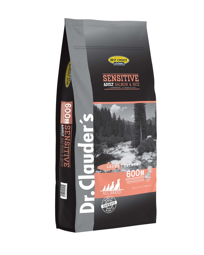 Dr.Clauder´S Best Choice Sensitive Adult Salmon Y Arroz 12,5 Kg Comida Para Perros