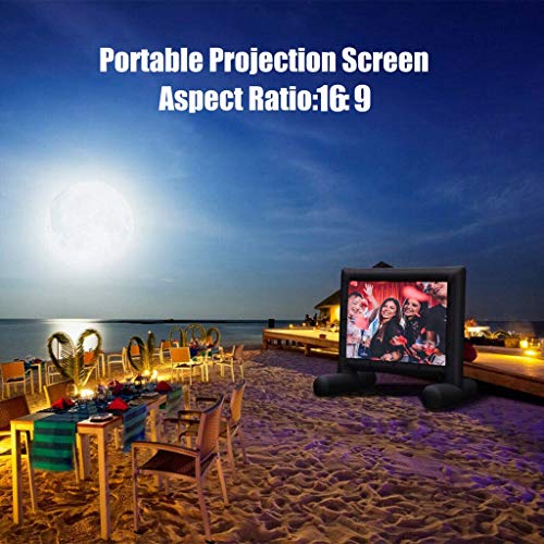 Pantalla inflable para cine 14 pies 16:9 miniatura 7