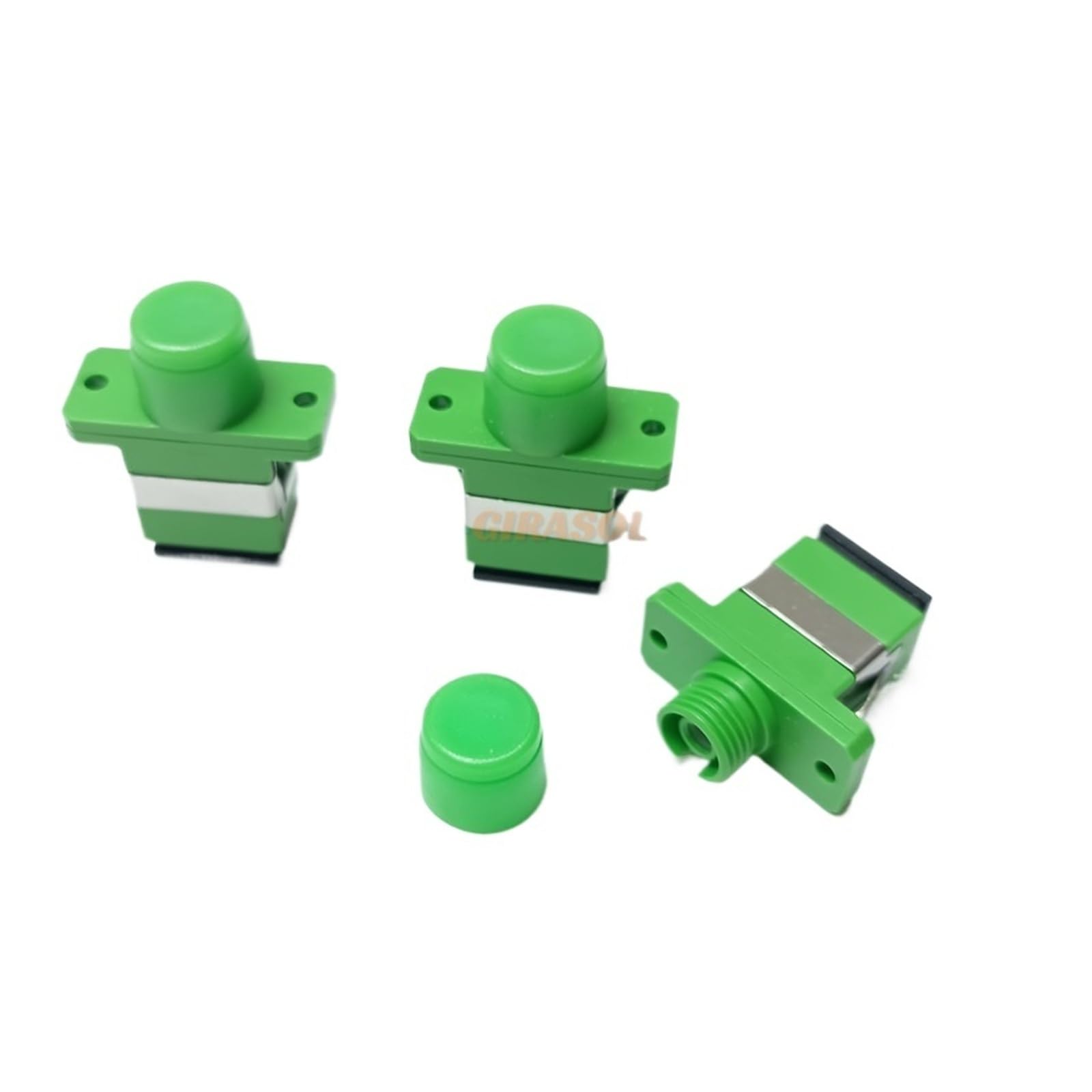 Adaptador de fibra óptica FC-SC UPC/conector de brida simple (10 piezas)(10PCS UPC blue)