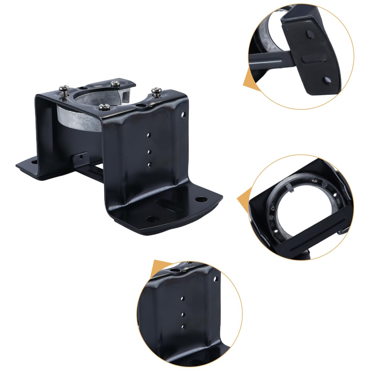 Soporte universal de hierro para ventilador de techo: fácil instalación, diseño elegante y duradero (14,20 x 6,50 x 6,00 cm) para ventiladores de techo y plantas.