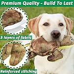 Stuffed Animal Dog Toys, 5 Pack Tough Squeaky Dog Toys, Plush Toys Assortment, Great Value Pet Toys Bundle, Woodland Series Chew Toys for Large Medium and Small Dogs Puppy Pet Toys - Image 4