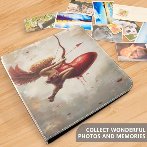 Álbum de fotos con adhesivo, álbum de recortes DIY, álbum de 3 anillos para el día de San Valentín, 40 páginas, 8x10 para recuerdos miniatura 5
