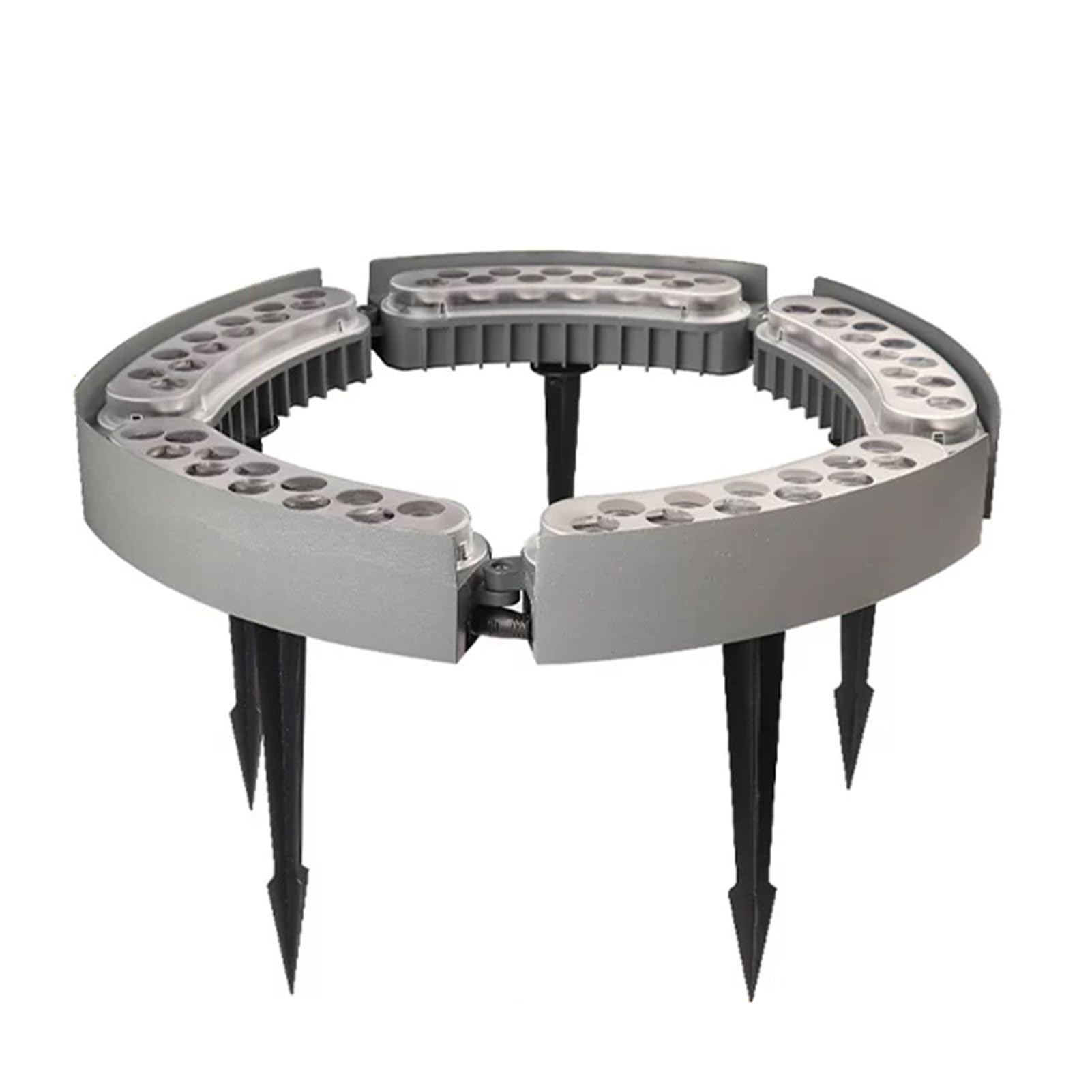 Lampki Choinkowe LED DC 24 V Z Kołkiem Uziemiającym, Wodoodporne Niskonapięciowe Reflektory LED Na Zewnątrz Do Dekoracji Ogrodu(Warm White,5 Packs)