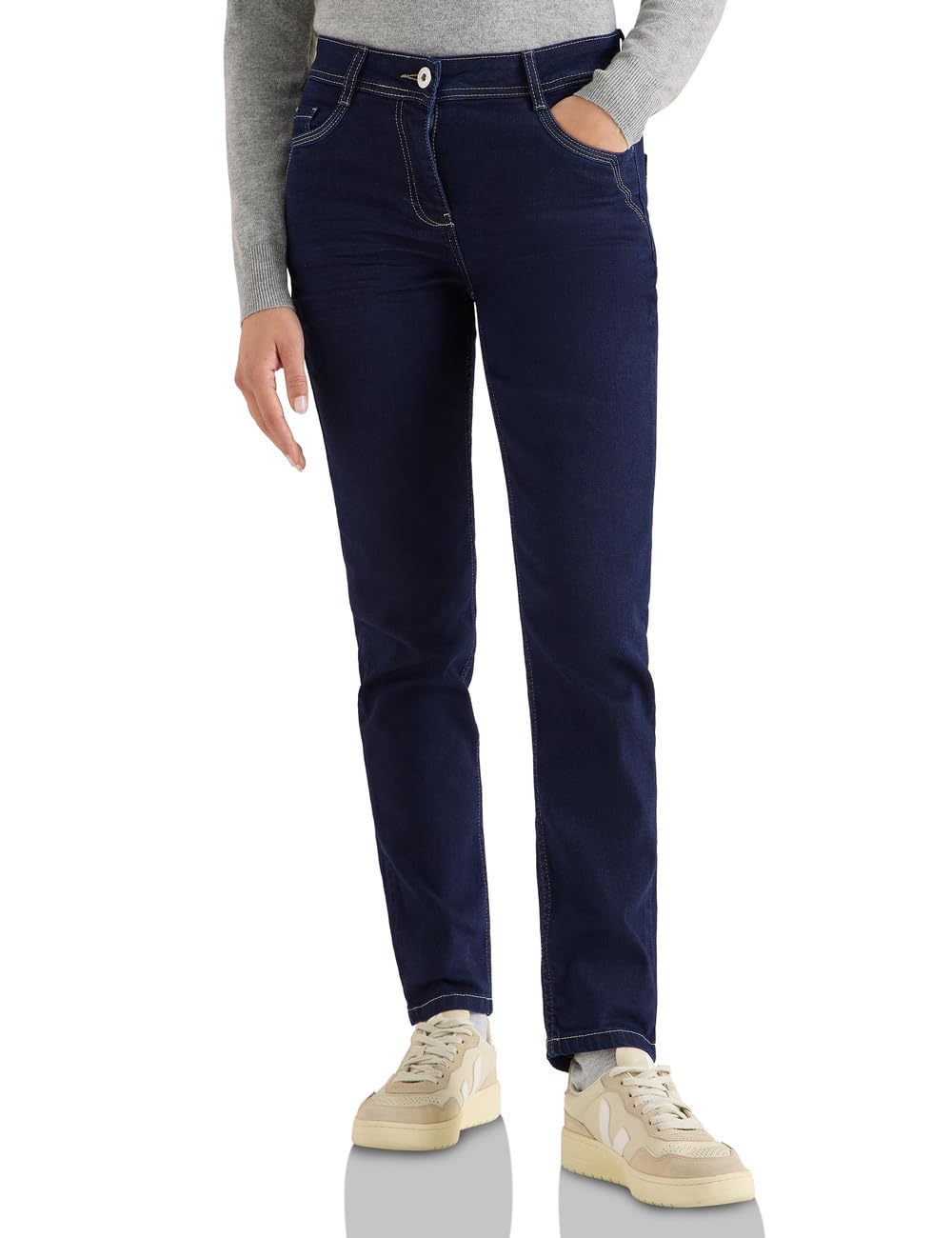 Cecil Damen Rinsed Casual Fit Jeans