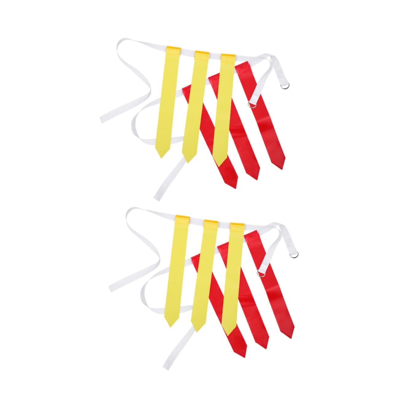 VICASKY 4pcs Football Flag Belt Reusable Waist Flags for Teens Durable Design for Outdoor Football Games Off Tackle