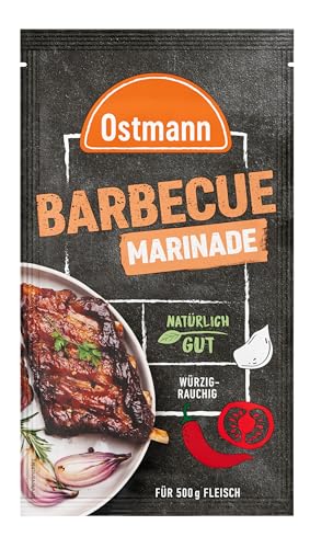 Ostmann Gewürze – Barbecue Marinade, flüssige Grillmarinade, würzig-rauchiger Geschmack, Gewürzmischung für 500 g Fleisch, ideal zum Grillen & Verfeinern von Speisen, 60 ml Ostmann Gewürze – Barbecue Marinade, flüssige Grillmarinade, würzig-rauchiger Geschmack, Gewürzmischung für 500 g Fleisch, ideal zum Grillen & Verfeinern von Speisen, 60 ml