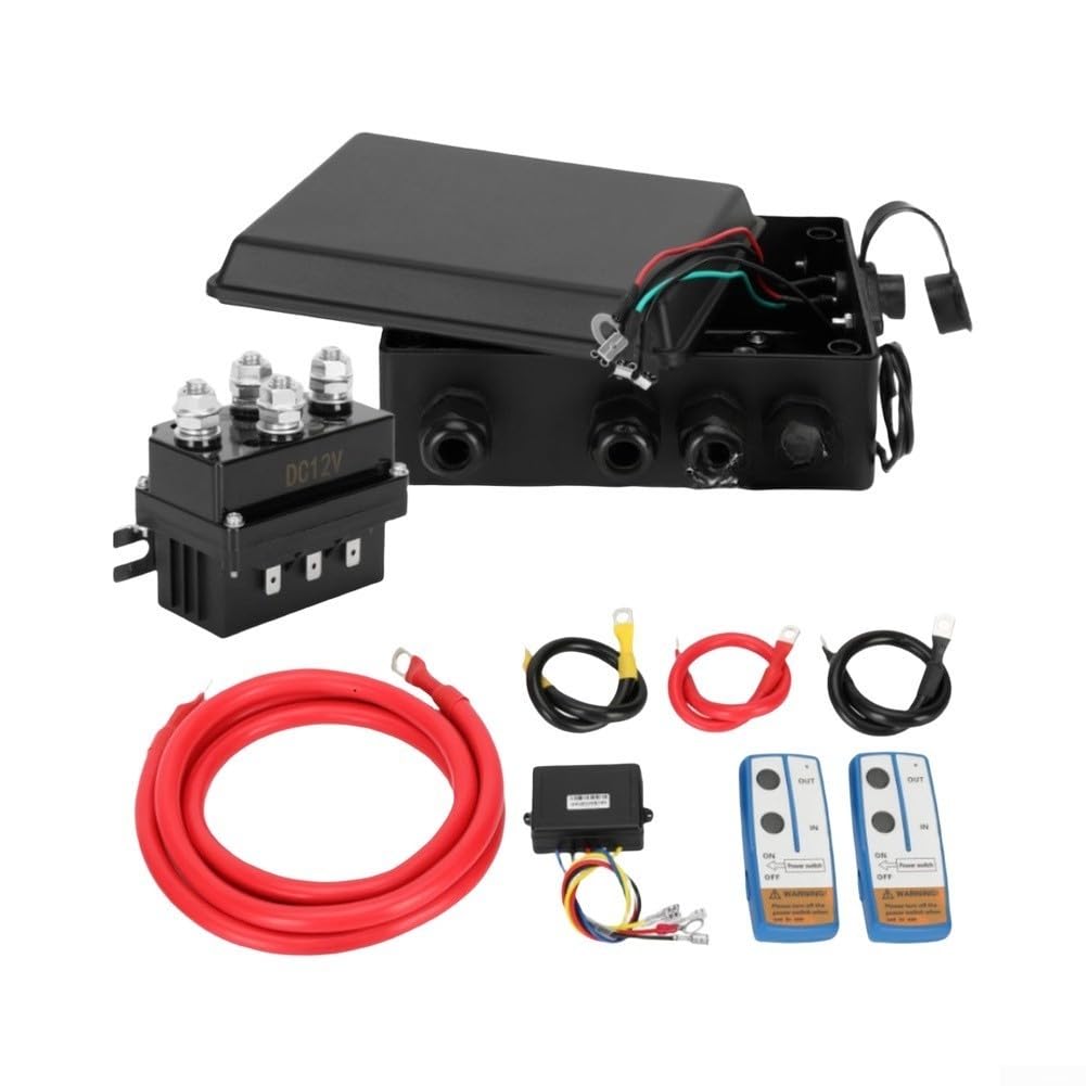 Télécommande de treuil sans fil 500 A pour treuil de 15 000 LBS Kit de