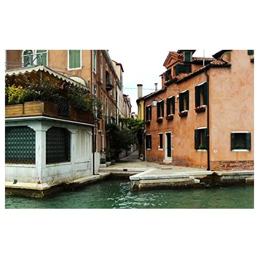 LHJOYSP vad händer om pussel 500 bitar Stadssundet Venedigs kanal Italien 52x38cm
