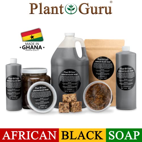 Raw African Black Soap Bar 5 oz. - 100% Pure Natural From Ghana. Acne Treatment, Aids Against Eczema & Psoriasis, Dry Skin, Scars and Dark Spots. Great For Pimples, Blackhead, Face & Body Wash. - Image 6