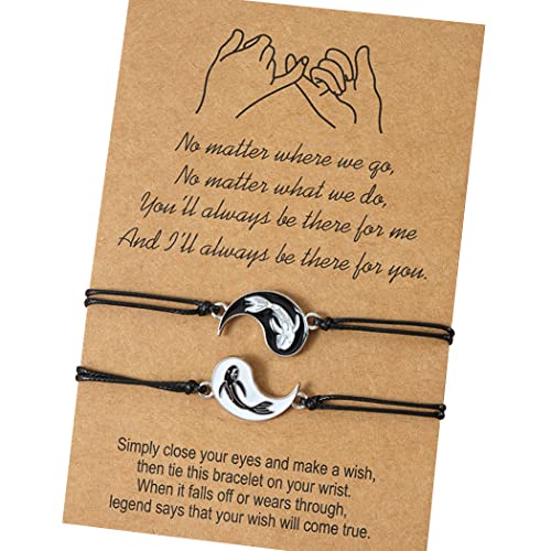Bracelet petit ami et petite amie Yin Yang le cadeau d'anniversaire idéal