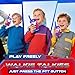 Transform Toys Walkie Talkies for Kids 2 Pack Blue Leader Robot, 2500 FT Range, Cool Eye Lights for 3 4 5 6 7 8 9 10 Year Old Outdoor Camping Toys, Birthday Gifts for Boys Ages 3-12
