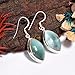 Natural Hemimorphite Gemstone Earrings 925 Sterling Silver Handmade Dangle Earrings Jewelry Gift for Her