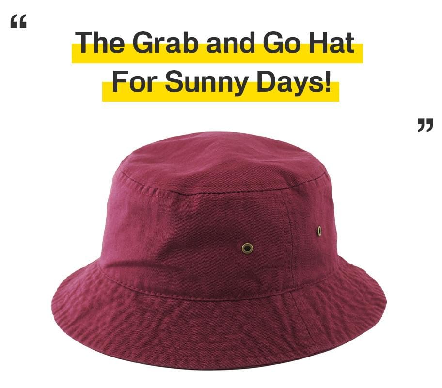 Image of KBETHOS 100% Cotton Washed Bucket Hat
