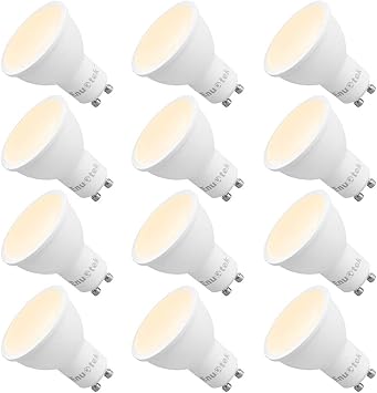 12 Pack Dimmable 7W GU10 LED Spot Bulb 120  Wide Lighting Angle AC220-240V 650LM