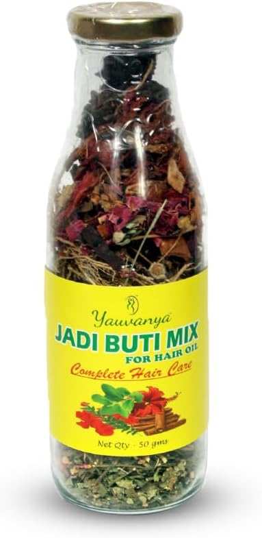 Yauvanya Make Your Own Hair Oil DIY Herbs Mix (11 sundried herbs) for complete Hair Care