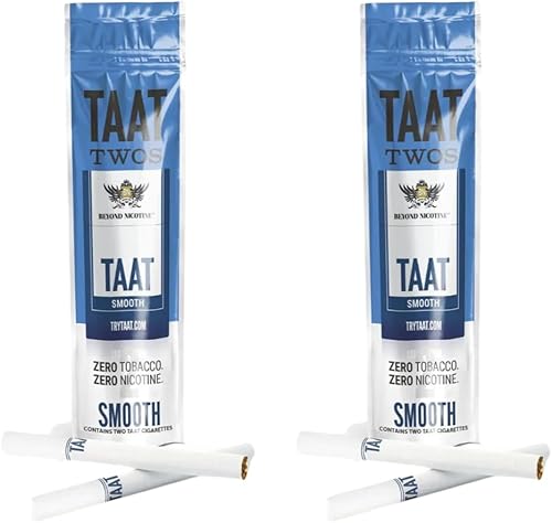 Miniatura 1 de TAAT TWOS - Cigarrillos de hierbas naturales, sin nicotina, sin tabaco, alternativa natural a base de hierbas para fumar con extracto de 30 mg para