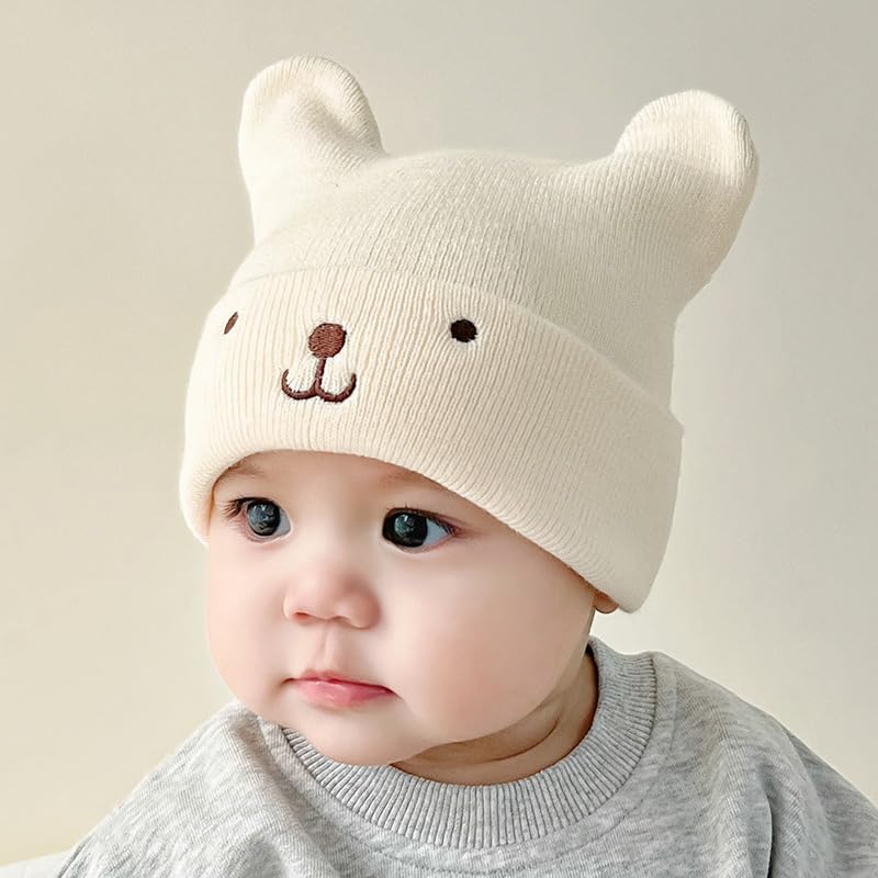 GZMM Baby Winter Hat Scarf Set Neck Warmer,Unisex Infant Toddler Kids Hat Scarf Girl Boy3