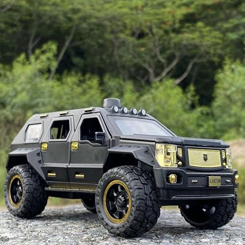 Image of 1:24 G-Patton Car Model, Diecast Pull Back Car Toy car, Doors Open, Light and Sound, Boys Toys Kids Adults Gifts【Colors as Per Stock】