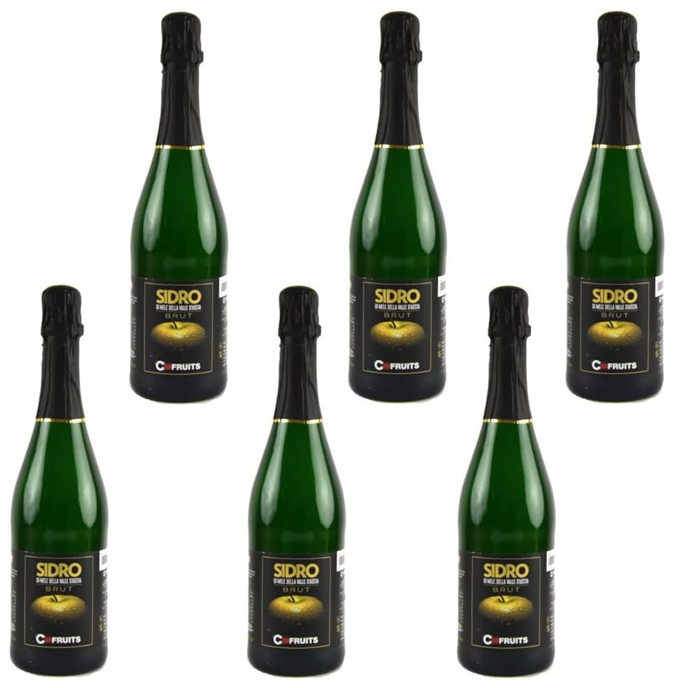 Sidro di Mele 75cl Valle d'Aosta speciale 6 bottiglie gradazione alcolica 5%