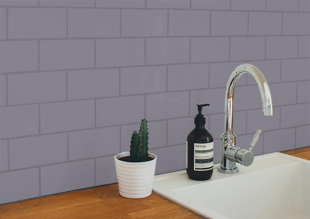Pintura de azulejos y cerámica para pared a base de barniz de poliuretano monocomponente aspecto terciopelo satén Aqua azulejos – 750 ml/7,5 m2