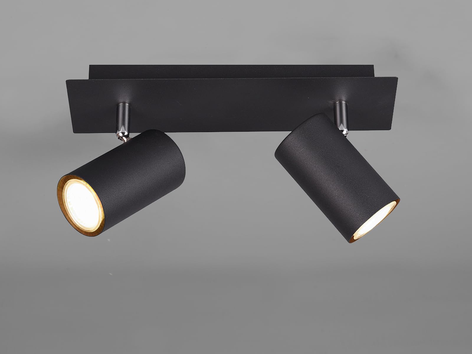 Trio Leuchten 802400232 Plafonnier, Noir Mat, 1 Unité (Lot de 1)