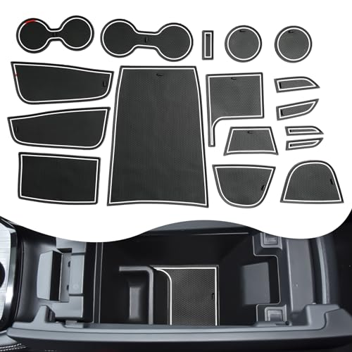 Tapis X-Trail T33 en caoutchouc pour console et boîte de rangement Nissan 2022-2024