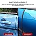 Edge Trim-Rubber U Channel Length with self-Adhesive Design for car Doors, Table Corners, etc (19.7FEET, Black)