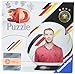 Ravensburger 3D Puzzle 11186 - Puzzle-Ball DFB Spieler - Manuel Neuer - 54 Teile - für Fußball Fans ab 6 Jahren