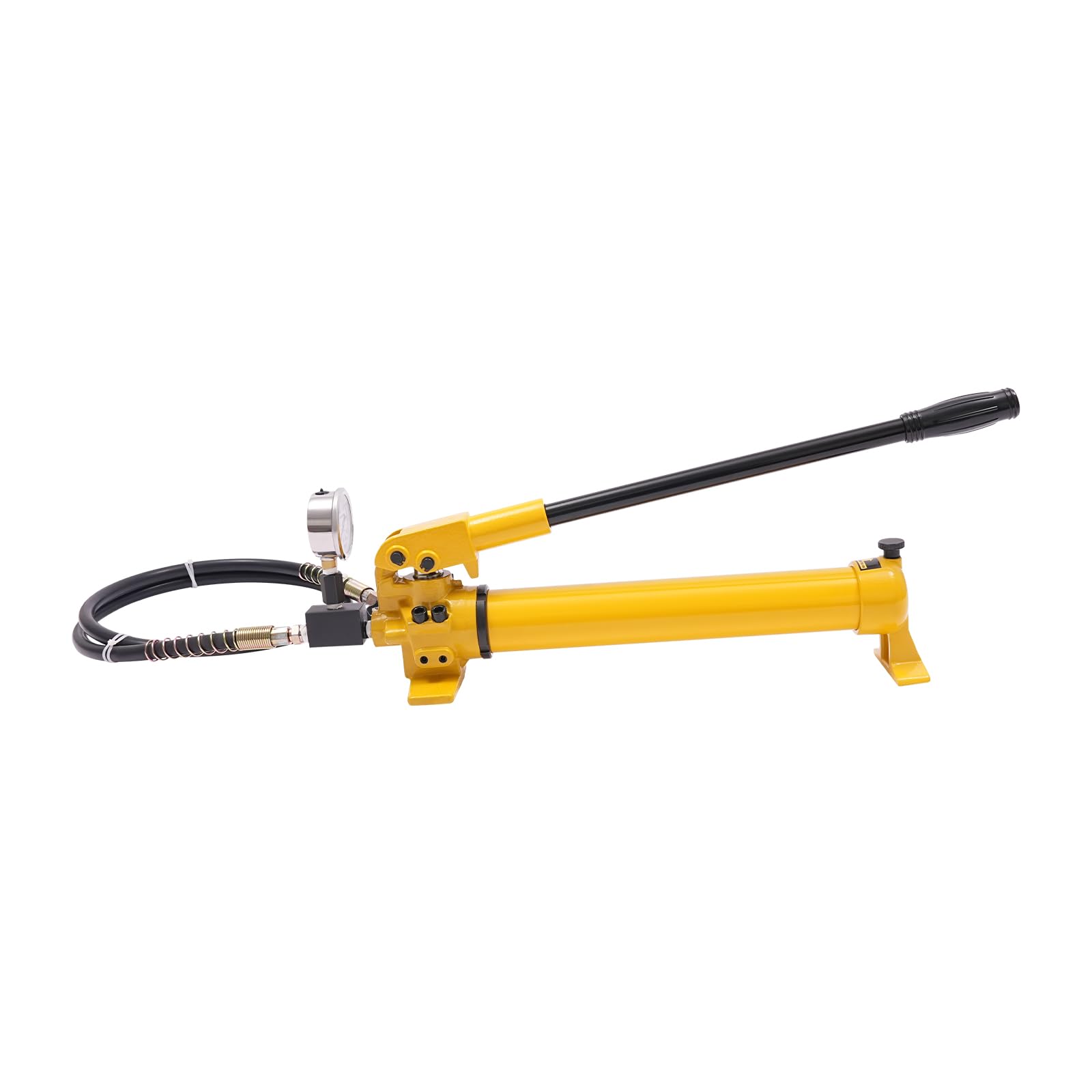 Manuelle Hydraulikpumpe, 700bar Hydraulisch Handpumpe, Handhydraulikpumpe mit Drucksicherheitsventil, Ölvolumen 700CC, Hydraulische Pumpe Druckprüfungen am Druckbehälter des Zylinders durch (CP-700)