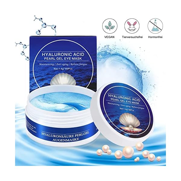 Augenpads Eye Mask Hyaluronsäure Collagen - Eye Pads gegen Augenringe Tränensäcke Falten Dunkle Kreise & Puffiness, Eye… – Bild 8