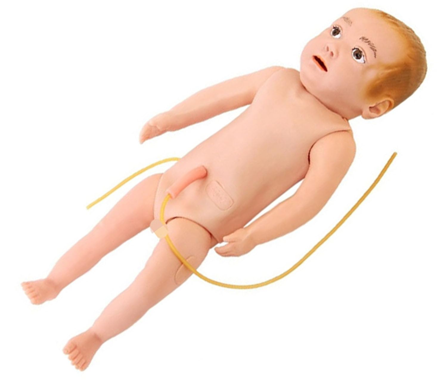 Human Nursing Model Infant Systemic Venous Puncture Training Model Head and Neck Vein Umbilical Cord Intravenous Injection Blood Drawing