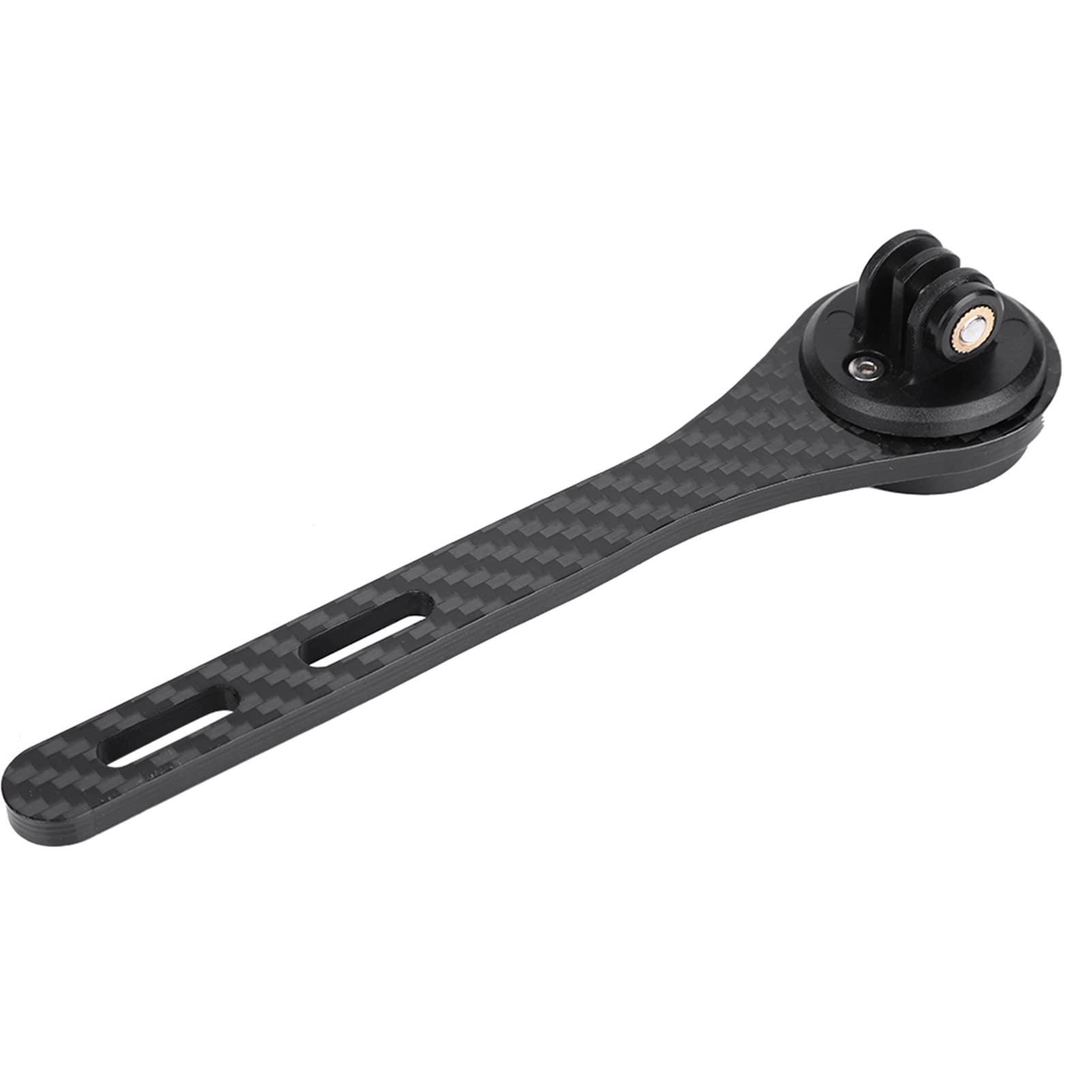 vgeby1 bike computer holder, carbon fiber bike handlebar mount holder extension bracket for garmin bryton (for garmin)