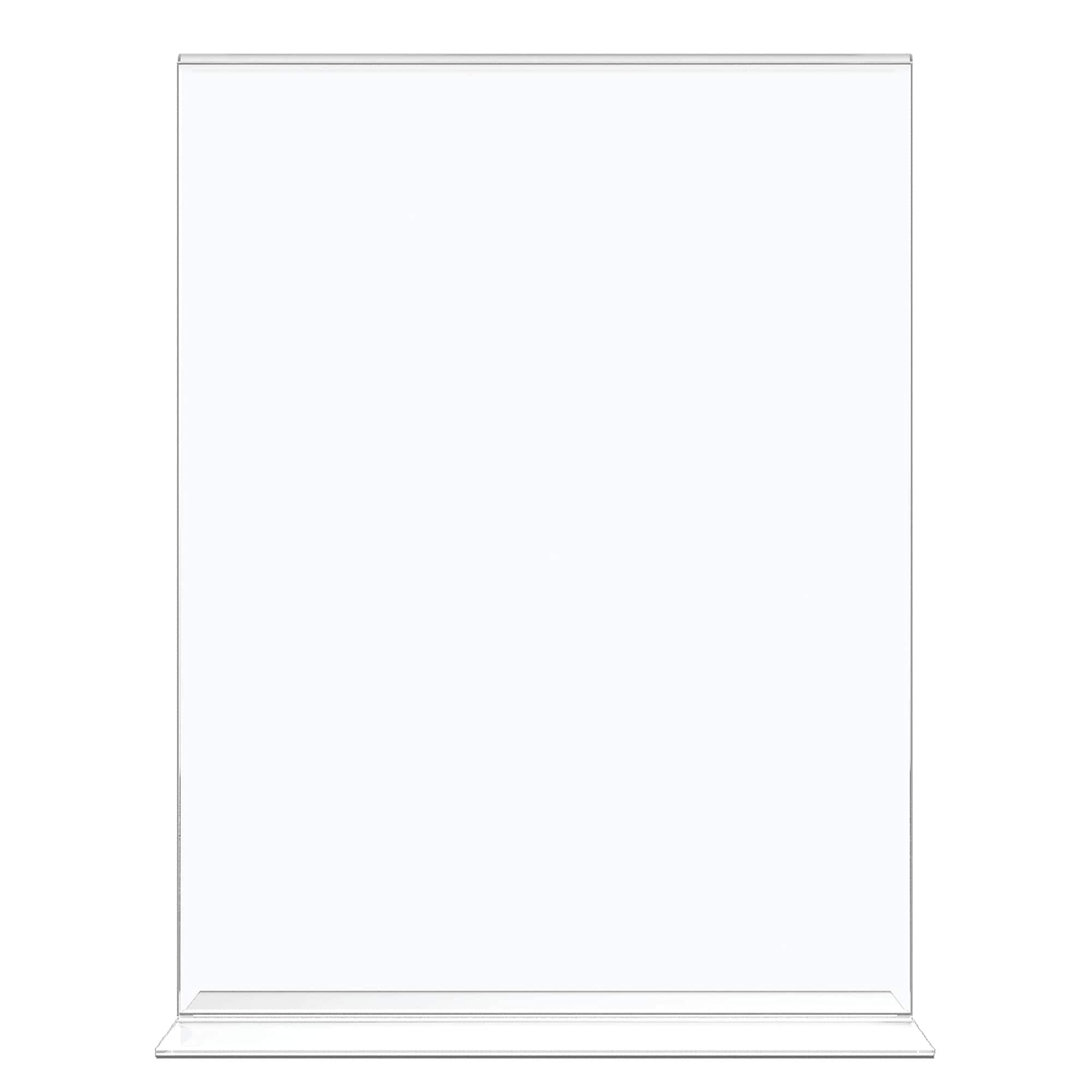 Classic Image Exhibidor Soporte para Carteles de Doble Cara, 8 1/2 x 11 pulgadas, 12 unidades